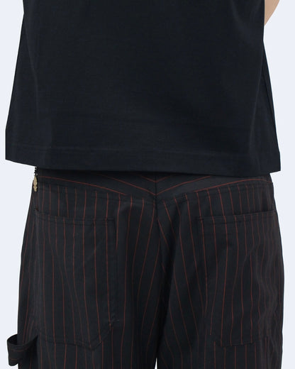 𝗯𝘂𝗿𝗻 𝗮𝗹𝗹 - 𝗿𝗲𝗱 𝗽𝗶𝗻𝘀𝘁𝗿𝗶𝗽𝗲 𝗰𝗮𝗿𝗽𝗲𝗻𝘁𝗲𝗿 𝘁𝗿𝗼𝘂𝘀𝗲𝗿𝘀