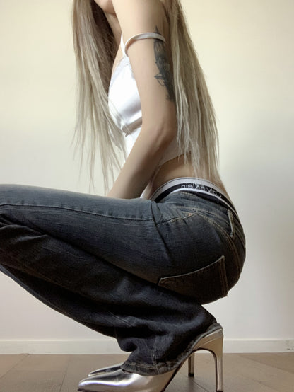 𝗶’𝗹𝗹 𝗯𝗲 𝗱𝗮𝗺𝗻𝗲𝗱 - 𝗹𝗼𝘄 𝗿𝗶𝘀𝗲 𝗯𝗼𝗼𝘁 𝗰𝘂𝘁 𝗷𝗲𝗮𝗻𝘀