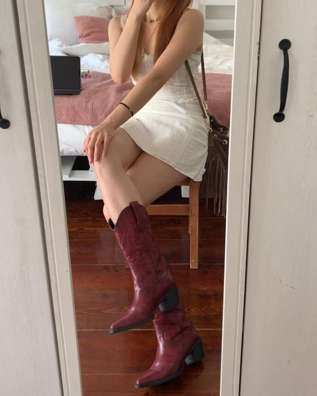 𝗿𝗼𝗱𝗲𝗼 𝗱𝗮𝘁𝗲 - 𝗳𝗮𝘂𝘅 𝗹𝗲𝗮𝘁𝗵𝗲𝗿 𝗰𝗼𝘄𝗯𝗼𝘆 𝗯𝗼𝗼𝘁𝘀 (𝗱𝗮𝘁𝗲 𝗿𝗲𝗱)