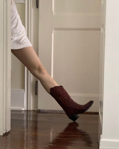 𝗿𝗼𝗱𝗲𝗼 𝗱𝗮𝘁𝗲 - 𝗳𝗮𝘂𝘅 𝗹𝗲𝗮𝘁𝗵𝗲𝗿 𝗰𝗼𝘄𝗯𝗼𝘆 𝗯𝗼𝗼𝘁𝘀 (𝗱𝗮𝘁𝗲 𝗿𝗲𝗱)