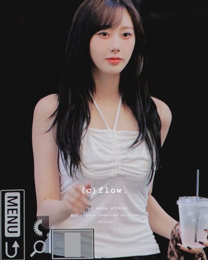 [𝗔𝗘𝗦𝗣𝗔 𝗚𝗜𝗦𝗘𝗟𝗟𝗘] 𝗺𝗶𝗻𝘁𝘆 𝗺𝗲𝗻𝘁𝗼𝘀 - 𝗿𝘂𝗰𝗵𝗲𝗱 𝗵𝗮𝗹𝘁𝗲𝗿 𝘁𝗼𝗽