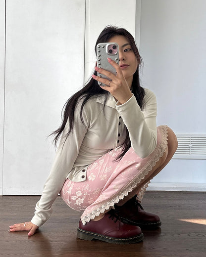 𝗿𝗼𝘀𝗲 𝗱𝗮𝗿𝗷𝗲𝗲𝗹𝗶𝗻𝗴 - 𝗷𝗮𝗰𝗾𝘂𝗮𝗿𝗱 𝘀𝗸𝗶𝗿𝘁