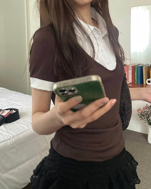 𝗽𝗲𝗮𝗰𝗵 𝗰𝗿𝘂𝗺𝗯𝗹𝗲 - 𝗹𝗮𝘆𝗲𝗿𝗲𝗱 𝘀𝗵𝗶𝗿𝘁 𝘁𝗼𝗽