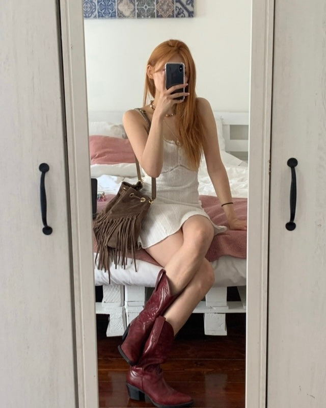 𝗿𝗼𝗱𝗲𝗼 𝗱𝗮𝘁𝗲 - 𝗳𝗮𝘂𝘅 𝗹𝗲𝗮𝘁𝗵𝗲𝗿 𝗰𝗼𝘄𝗯𝗼𝘆 𝗯𝗼𝗼𝘁𝘀 (𝗱𝗮𝘁𝗲 𝗿𝗲𝗱)