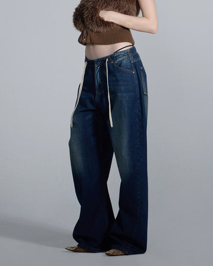 𝗼𝗼𝗸𝗶𝗲 𝗰𝗿𝘂𝗺𝗯𝗹𝗿 - 𝗹𝗼𝘄𝗿𝗶𝘀𝗲 𝗿𝗲𝗹𝗮𝘅𝗲𝗱 𝗳𝗶𝘁 𝗷𝗲𝗮𝗻𝘀 (𝗺𝗶𝗱 𝗯𝗹𝘂𝗲)